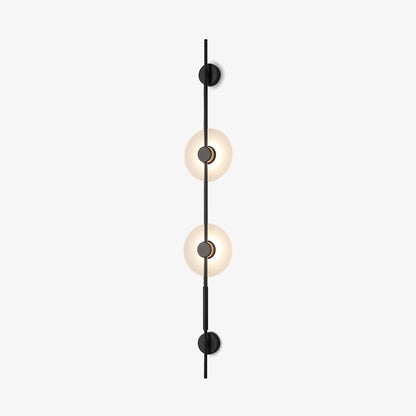 Alabaster Wall Sconce | Metal & Alabaster | Vertical