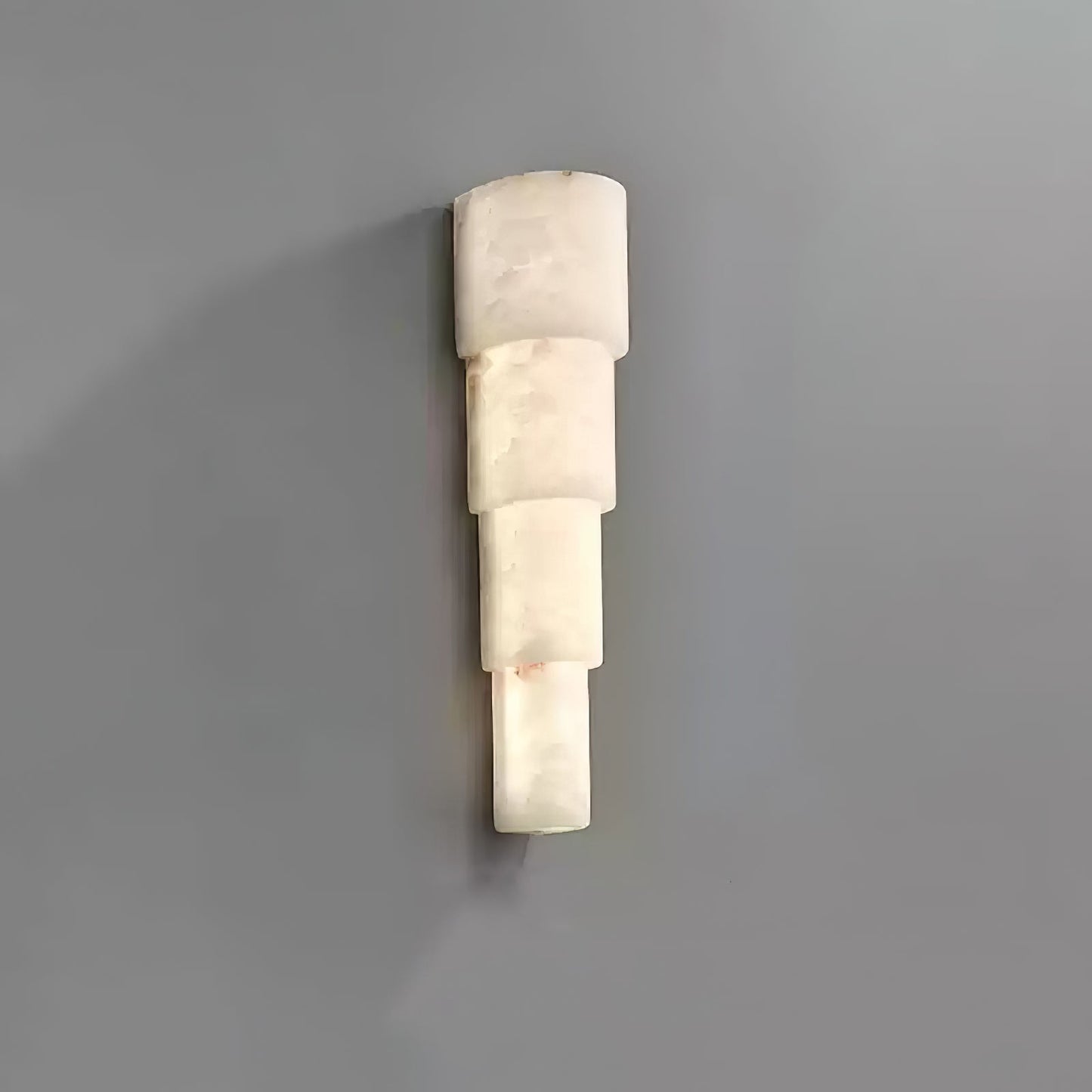 Alba Wall Sconce | Alabaster | White