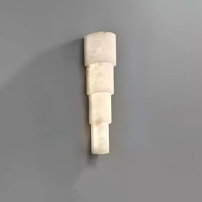 Alba Wall Sconce | Alabaster | White