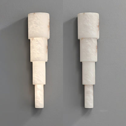 Alba Wall Sconce | Alabaster | White