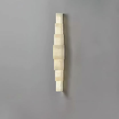 Alba Wall Sconce | Alabaster | White