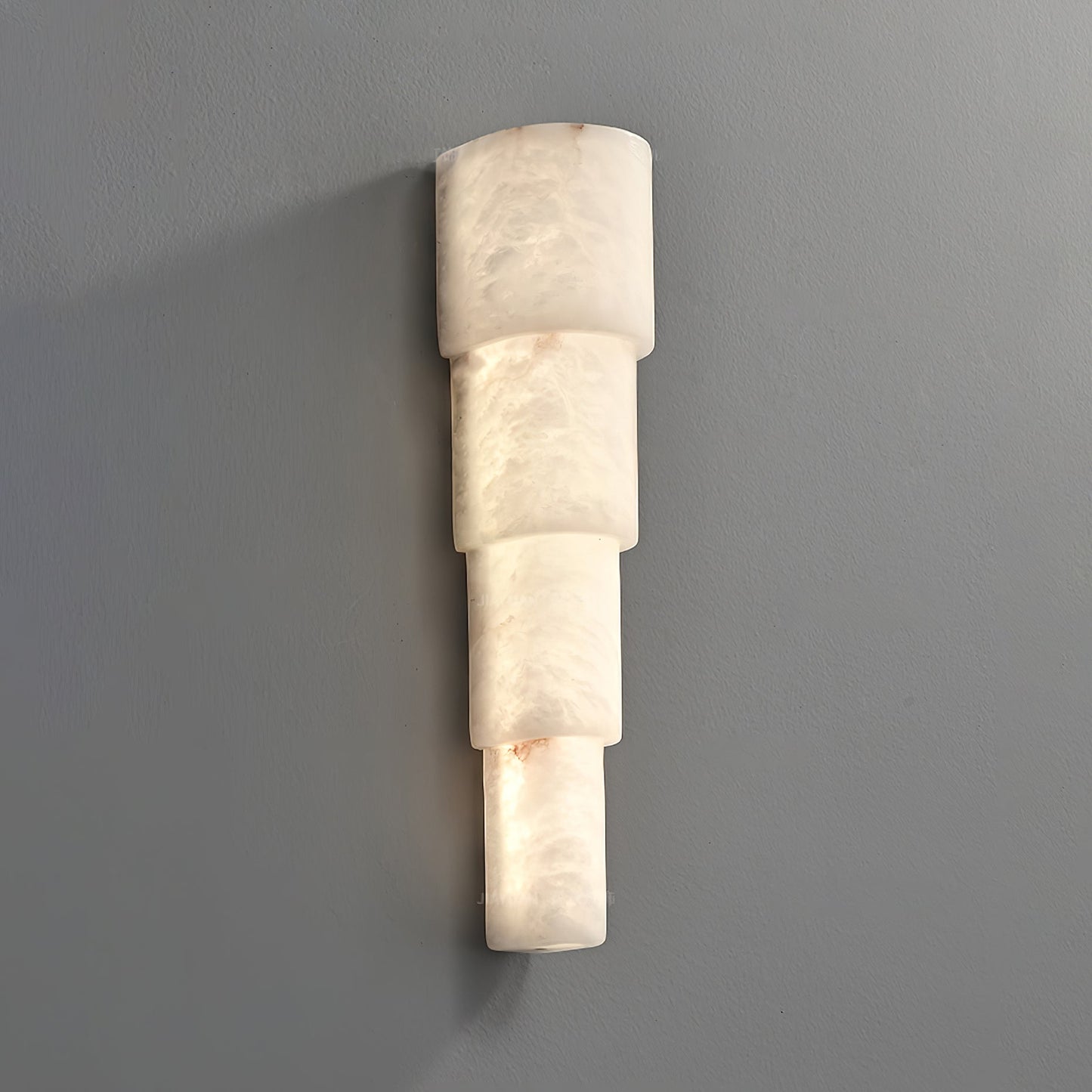 Alba Wall Sconce | Alabaster | White
