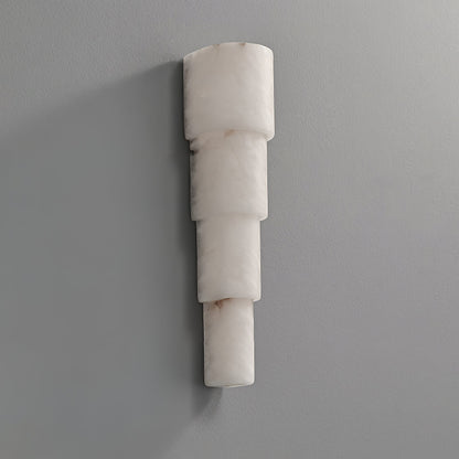 Alba Wall Sconce | Alabaster | White