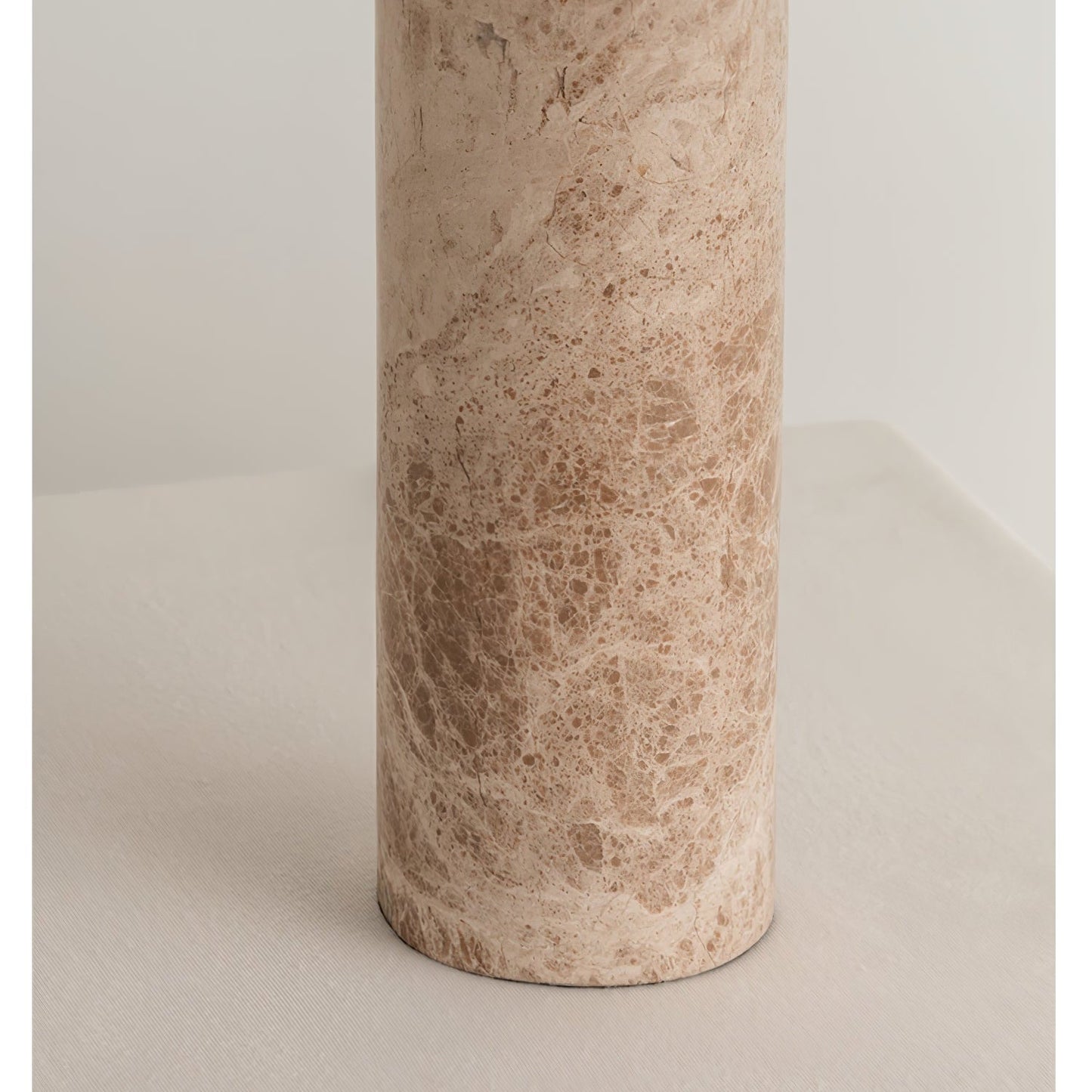 Alba Stone Table Lamp | Marble Base | Grey