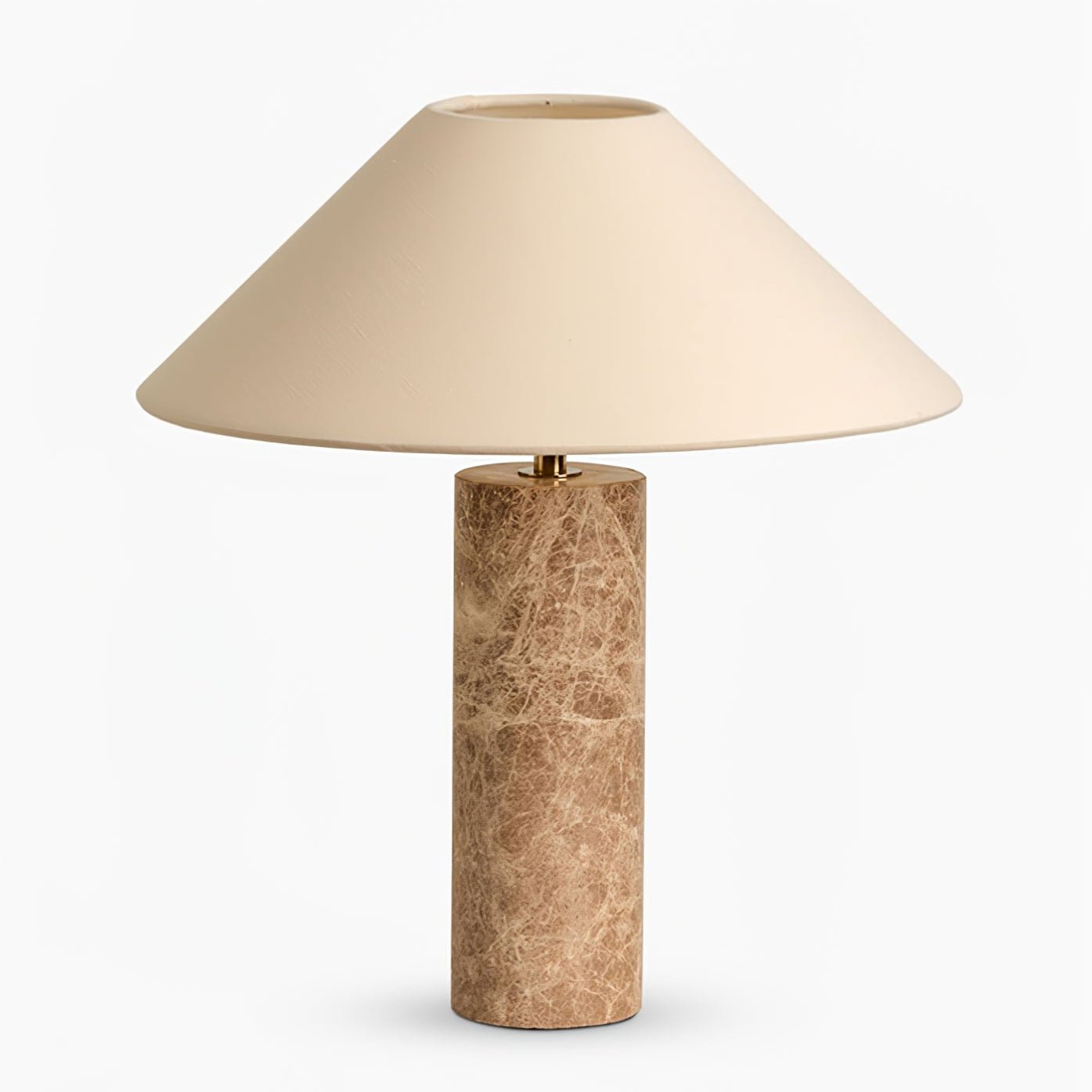 Alba Stone Table Lamp | Marble Base | Grey
