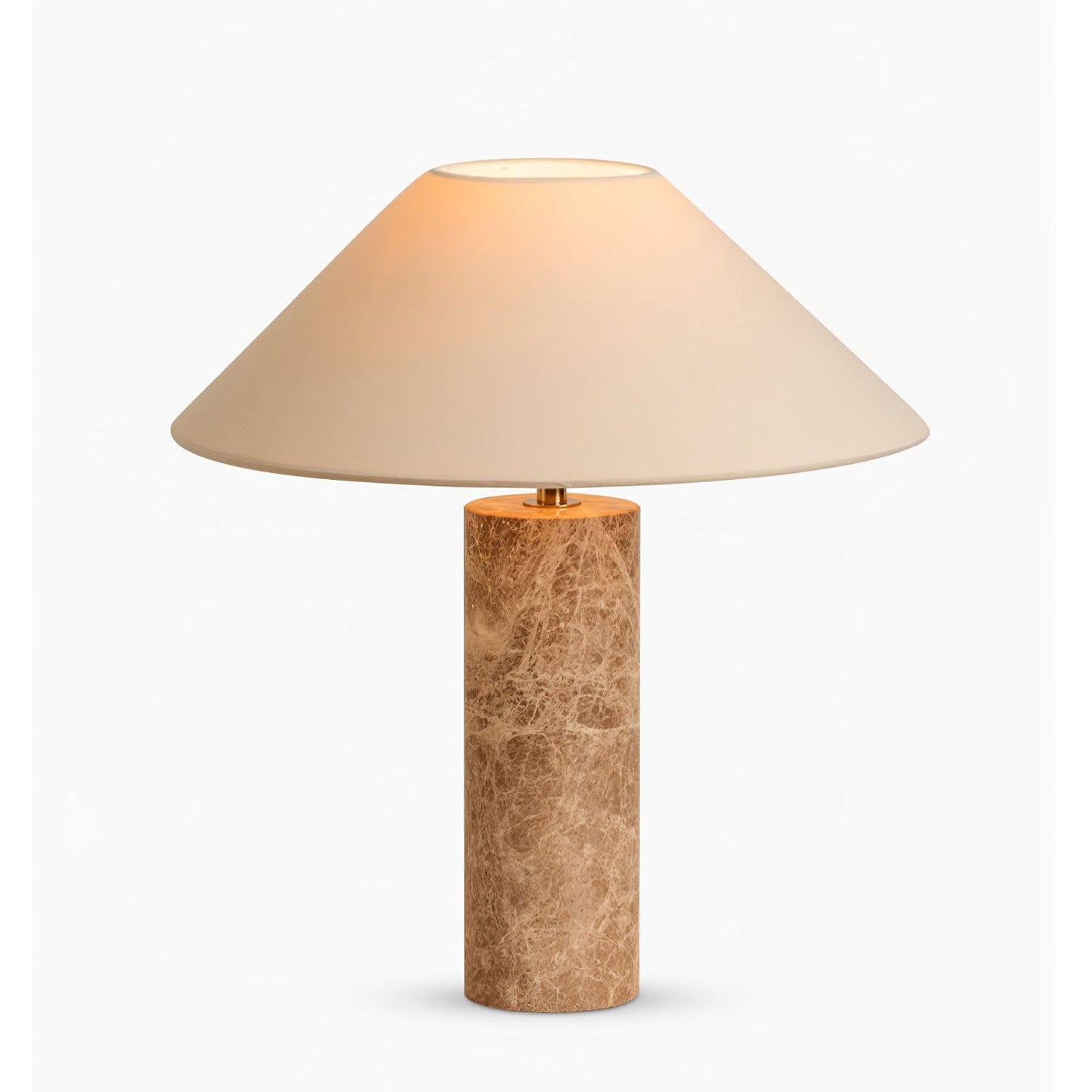 Alba Stone Table Lamp | Marble Base | Grey