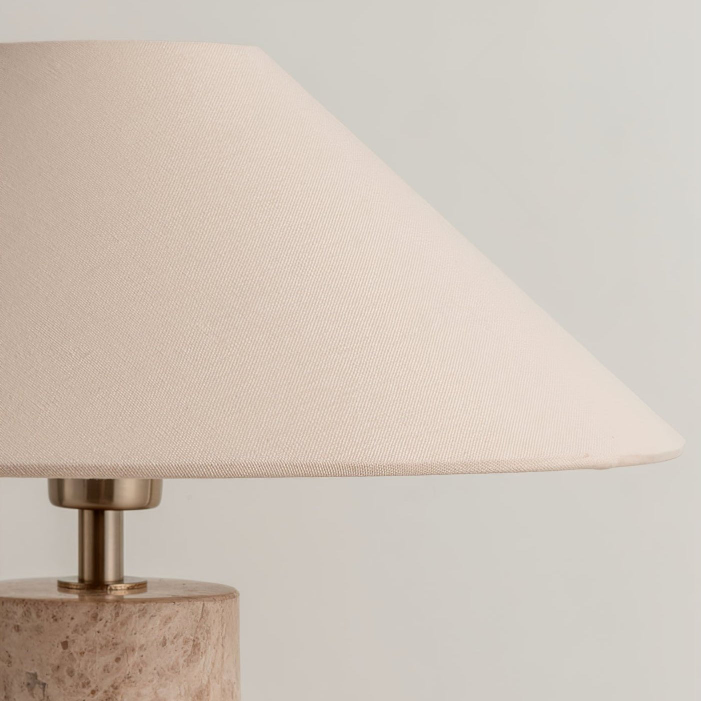 Alba Stone Table Lamp | Marble Base | Grey