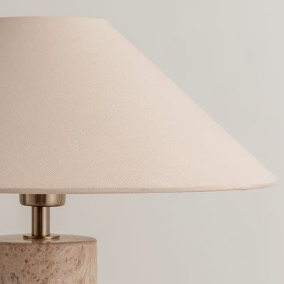 Alba Stone Table Lamp | Marble Base | Grey