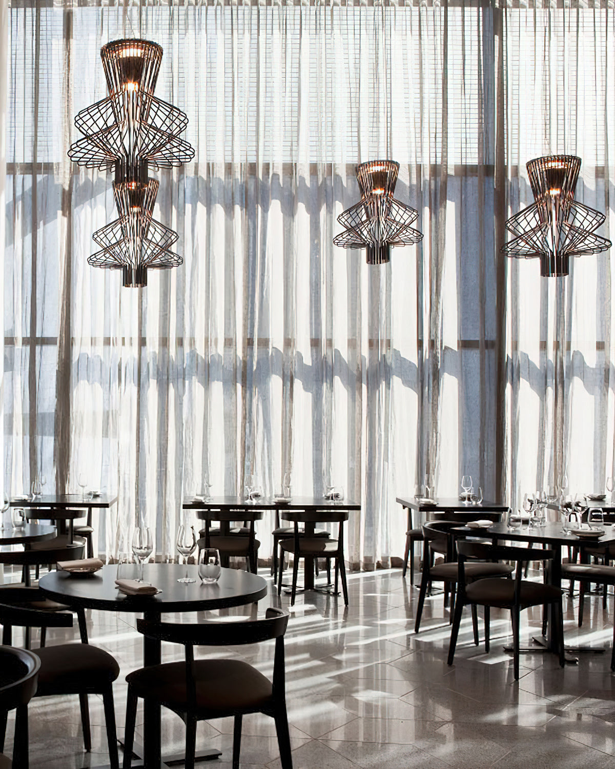 Allegretto Vivace Pendant Light | Iron & Stainless Steel | Black, Gold, Brown Options