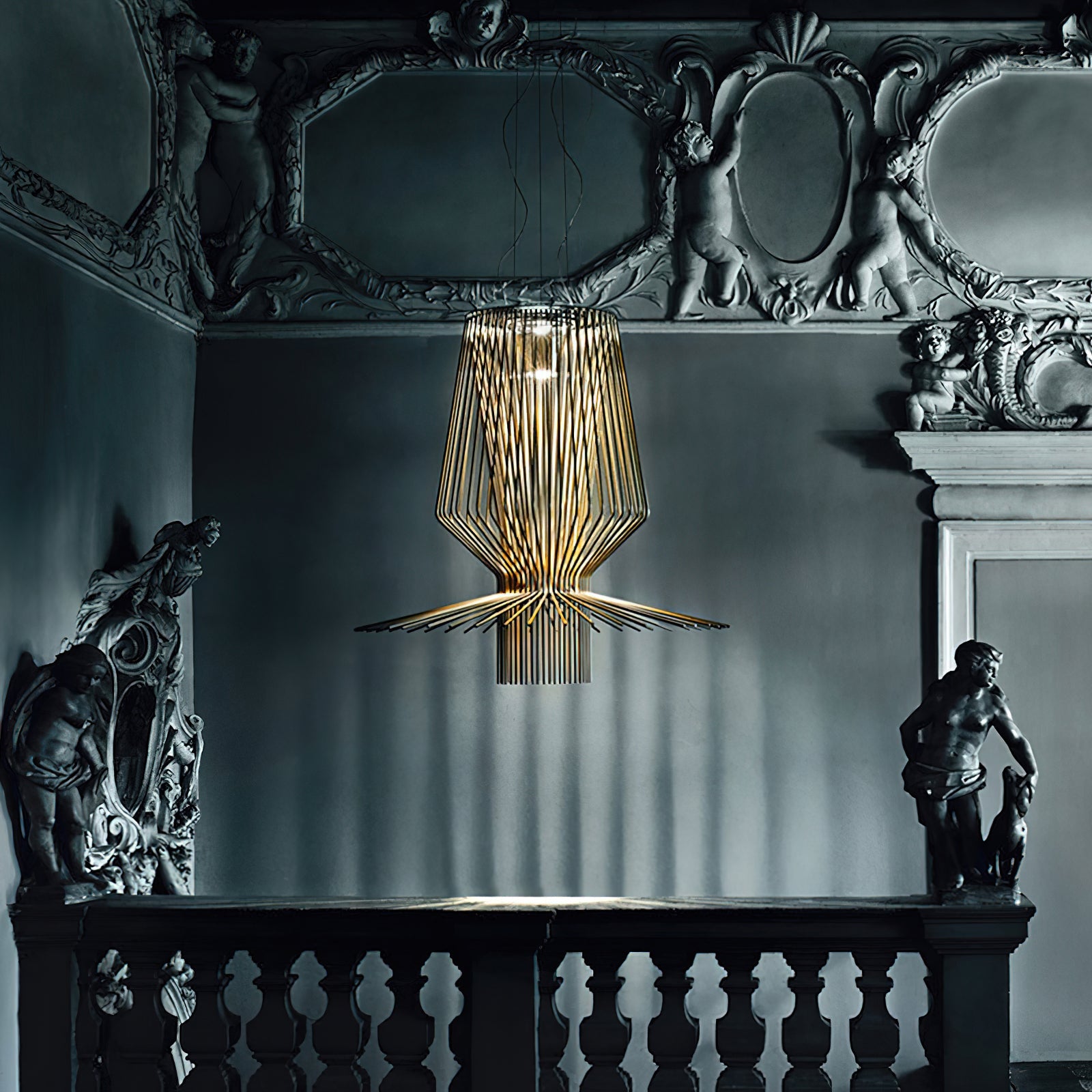 Allegretto Vivace Pendant Light | Iron & Stainless Steel | Black, Gold, Brown Options