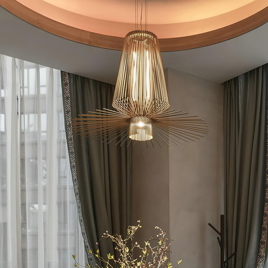 Allegretto Vivace Pendant Light | Iron & Stainless Steel | Black, Gold, Brown Options