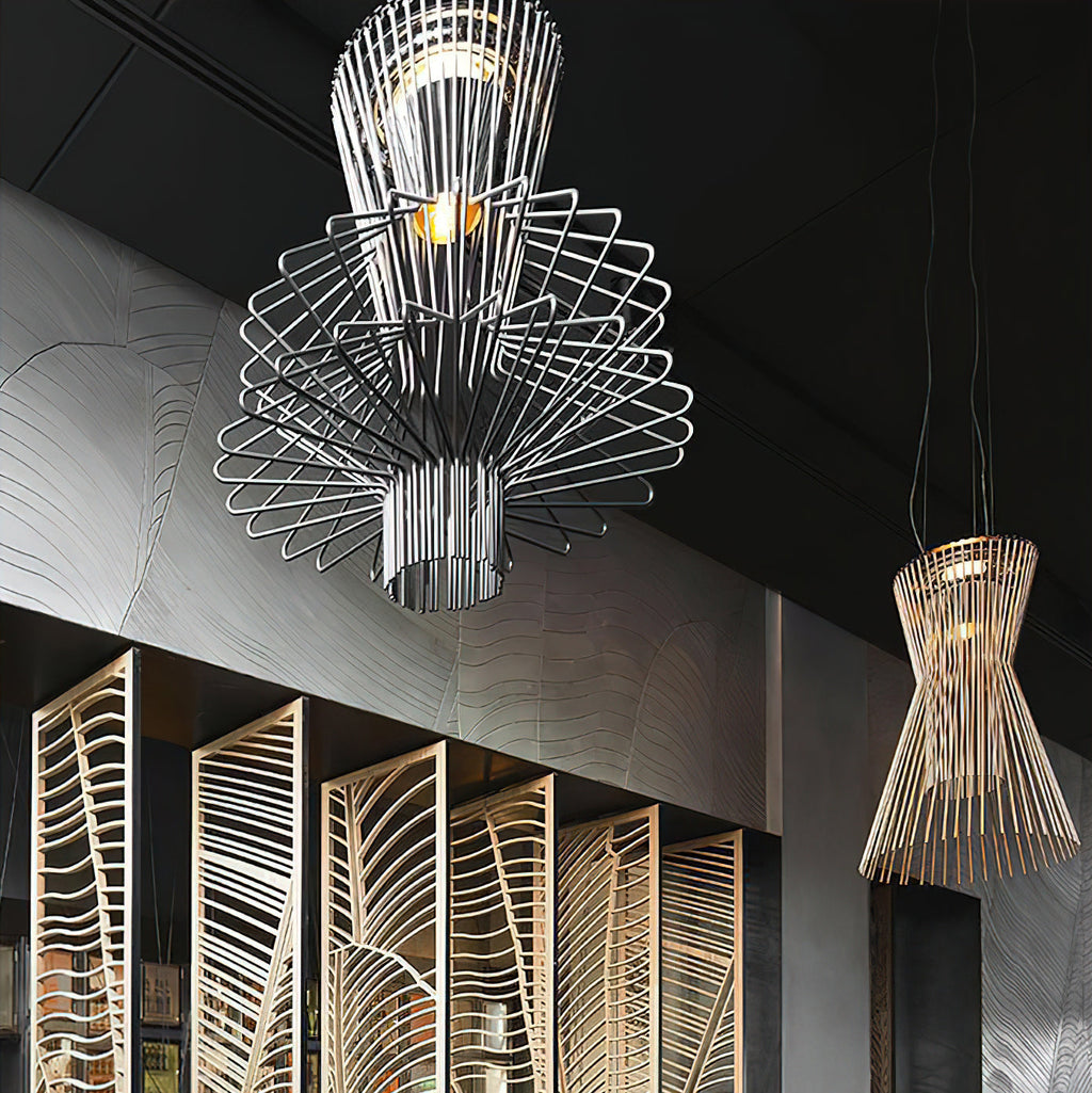 Allegretto Vivace Pendant Light | Iron & Stainless Steel | Black, Gold, Brown Options