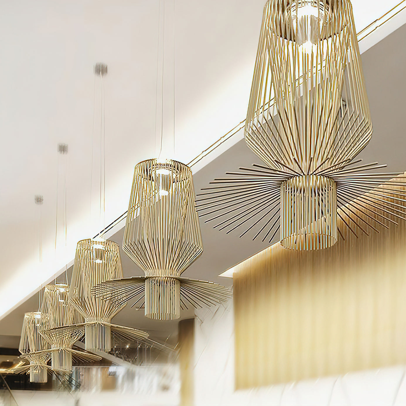 Allegretto Vivace Pendant Light | Iron & Stainless Steel | Black, Gold, Brown Options