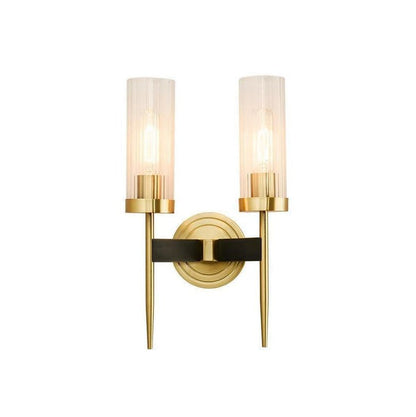 Alouette Wall Light | Copper & Glass | Brass Finish