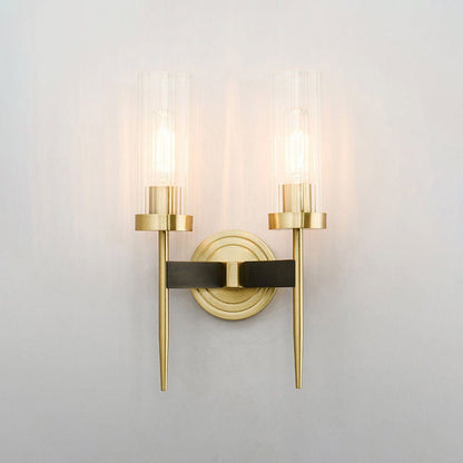 Alouette Wall Light | Copper & Glass | Brass Finish
