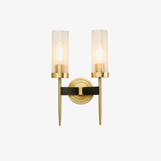 Alouette Wall Light | Copper & Glass | Brass Finish