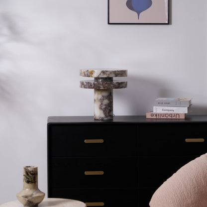 Altar Table Lamp | Marble | Bvlgari Red & White