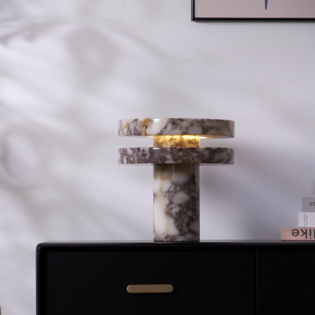 Altar Table Lamp | Marble | Bvlgari Red & White