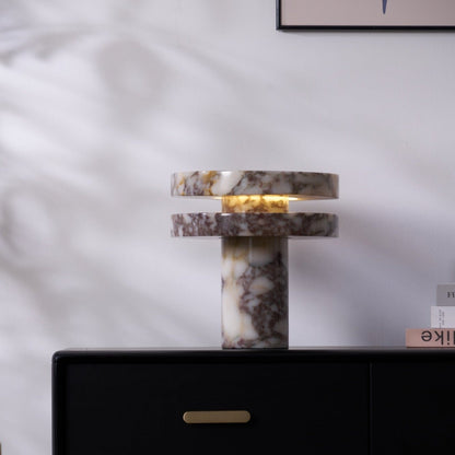 Altar Table Lamp | Marble | Bvlgari Red & White