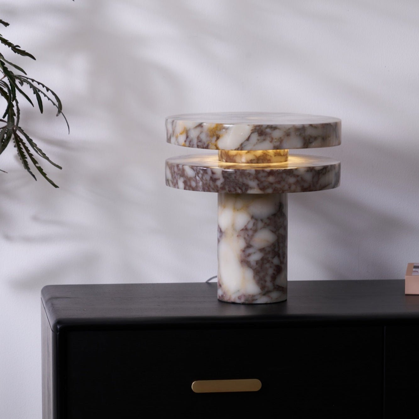 Altar Table Lamp | Marble | Bvlgari Red & White