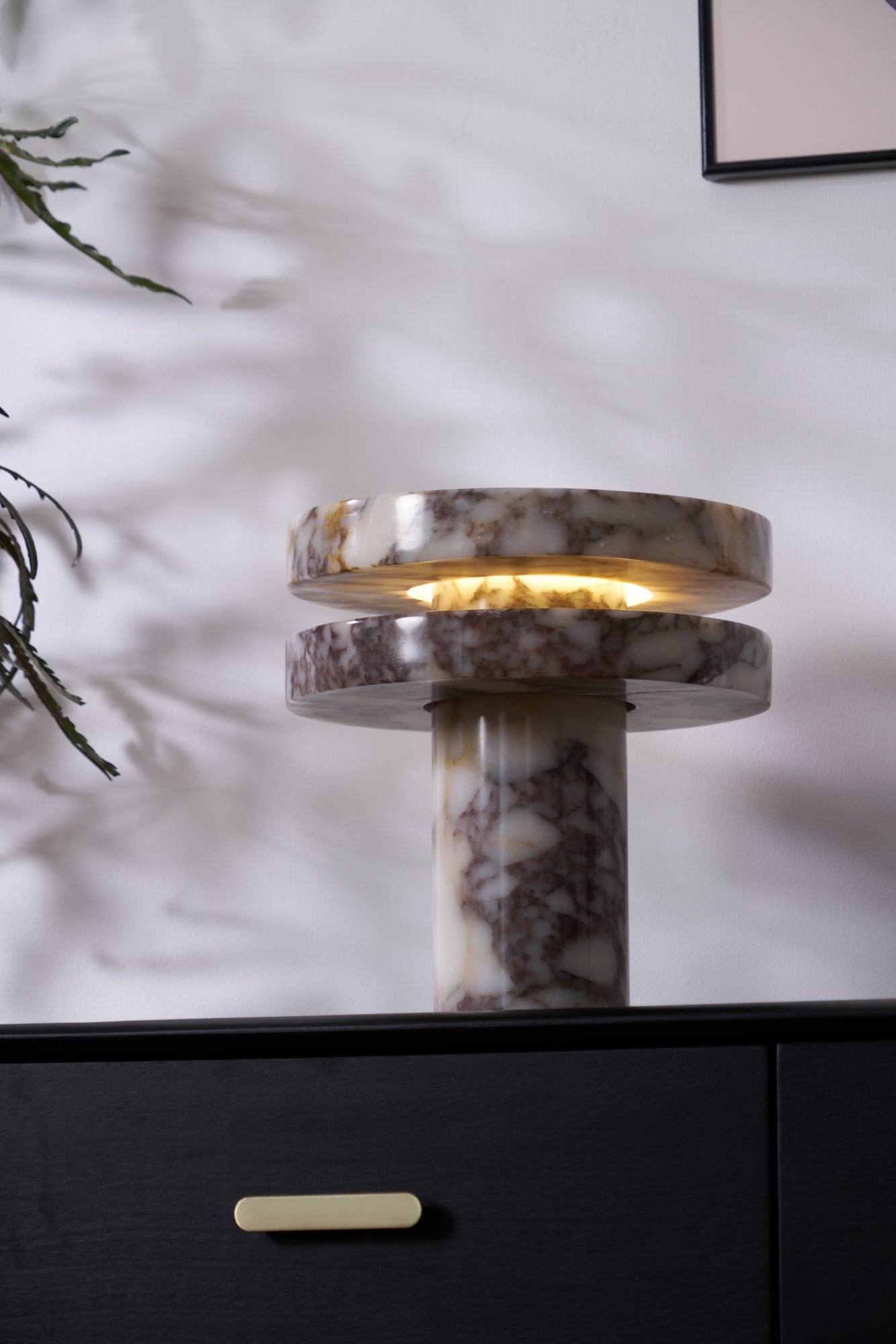 Altar Table Lamp | Marble | Bvlgari Red & White
