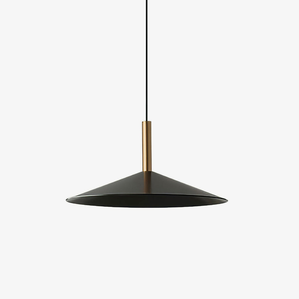Altura Pendant Lamp | Aluminum & Metal | Gold & Black Shade