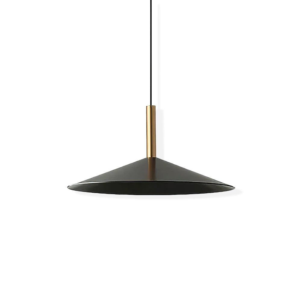 Altura Pendant Lamp | Aluminum & Metal | Gold & Black Shade