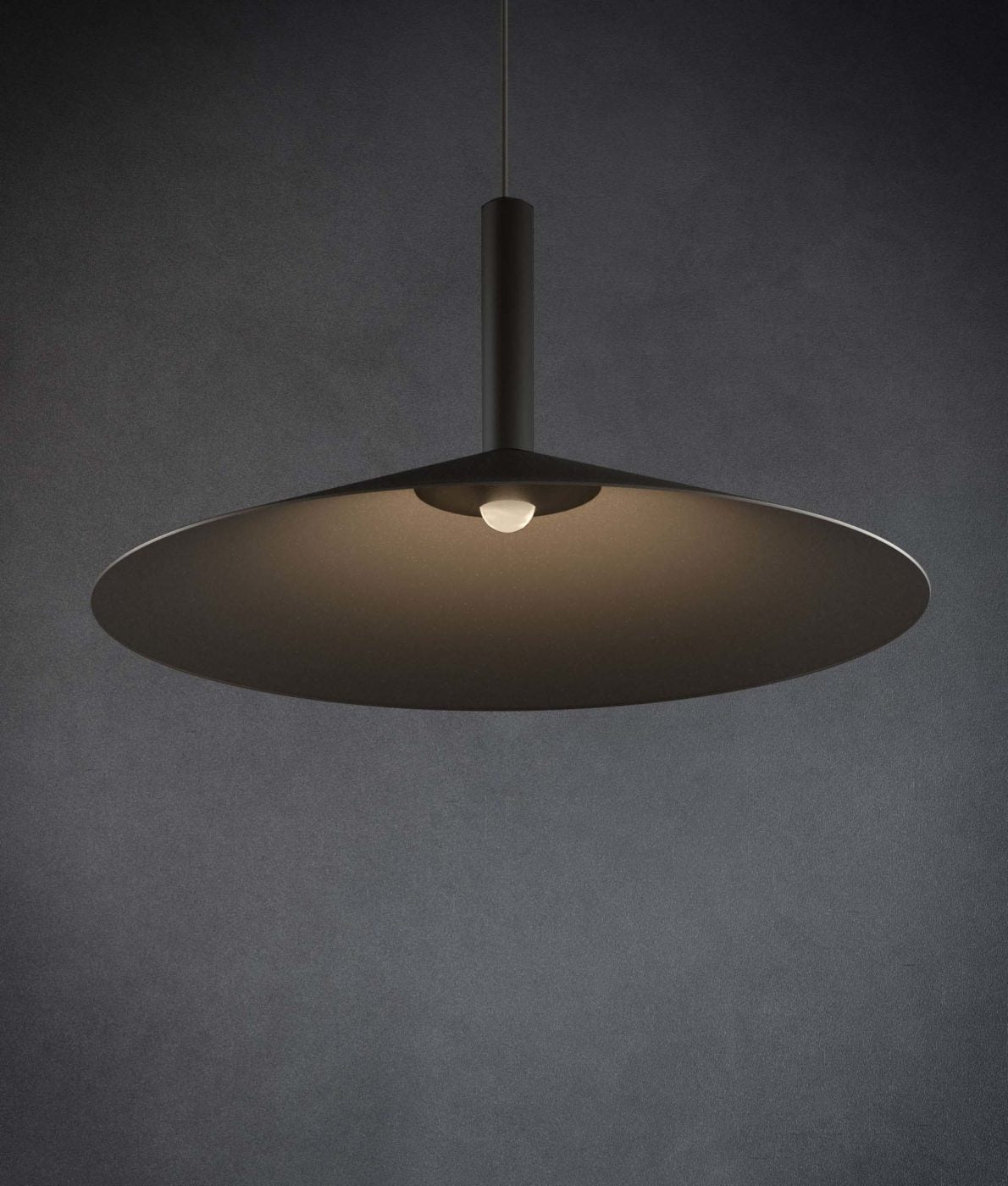 Altura Pendant Lamp | Aluminum & Metal | Gold & Black Shade