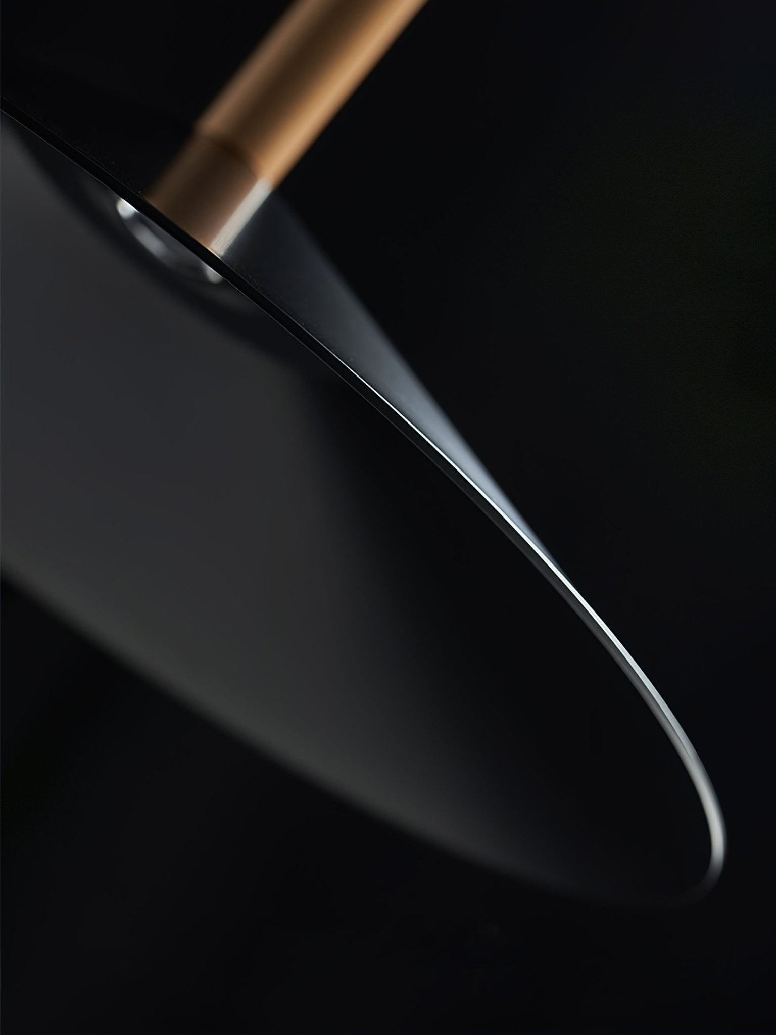 Altura Pendant Lamp | Aluminum & Metal | Gold & Black Shade