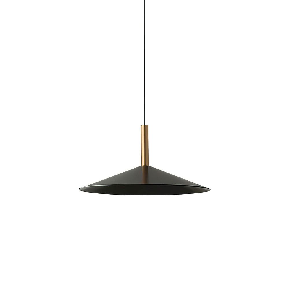 Altura Pendant Lamp | Aluminum & Metal | Gold & Black Shade