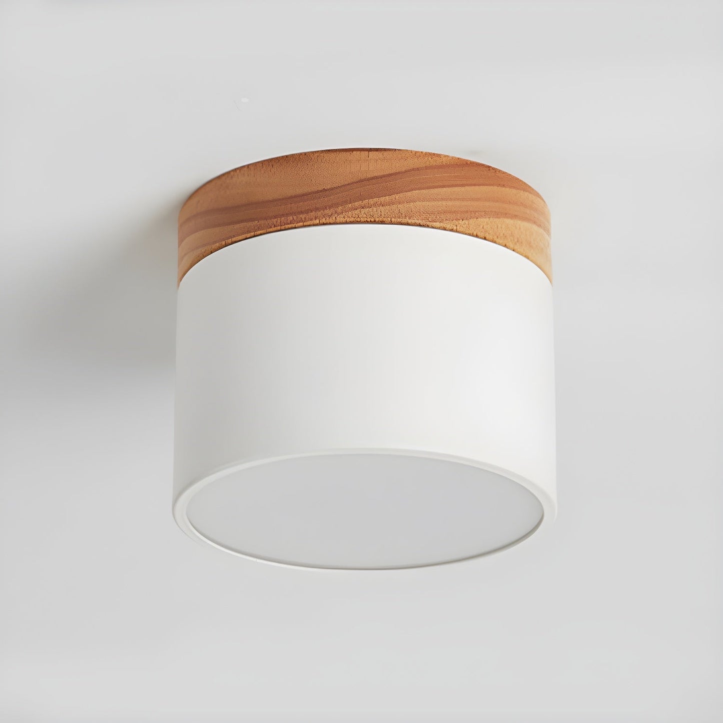 Alva Wooden Surface Downlight | Wood & Metal | Black, White, Grey, Blue, Green, Pink, Coffee