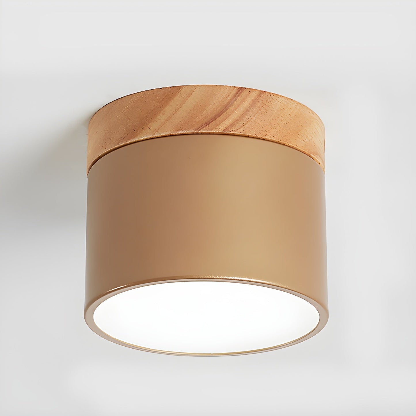 Alva Wooden Surface Downlight | Wood & Metal | Black, White, Grey, Blue, Green, Pink, Coffee