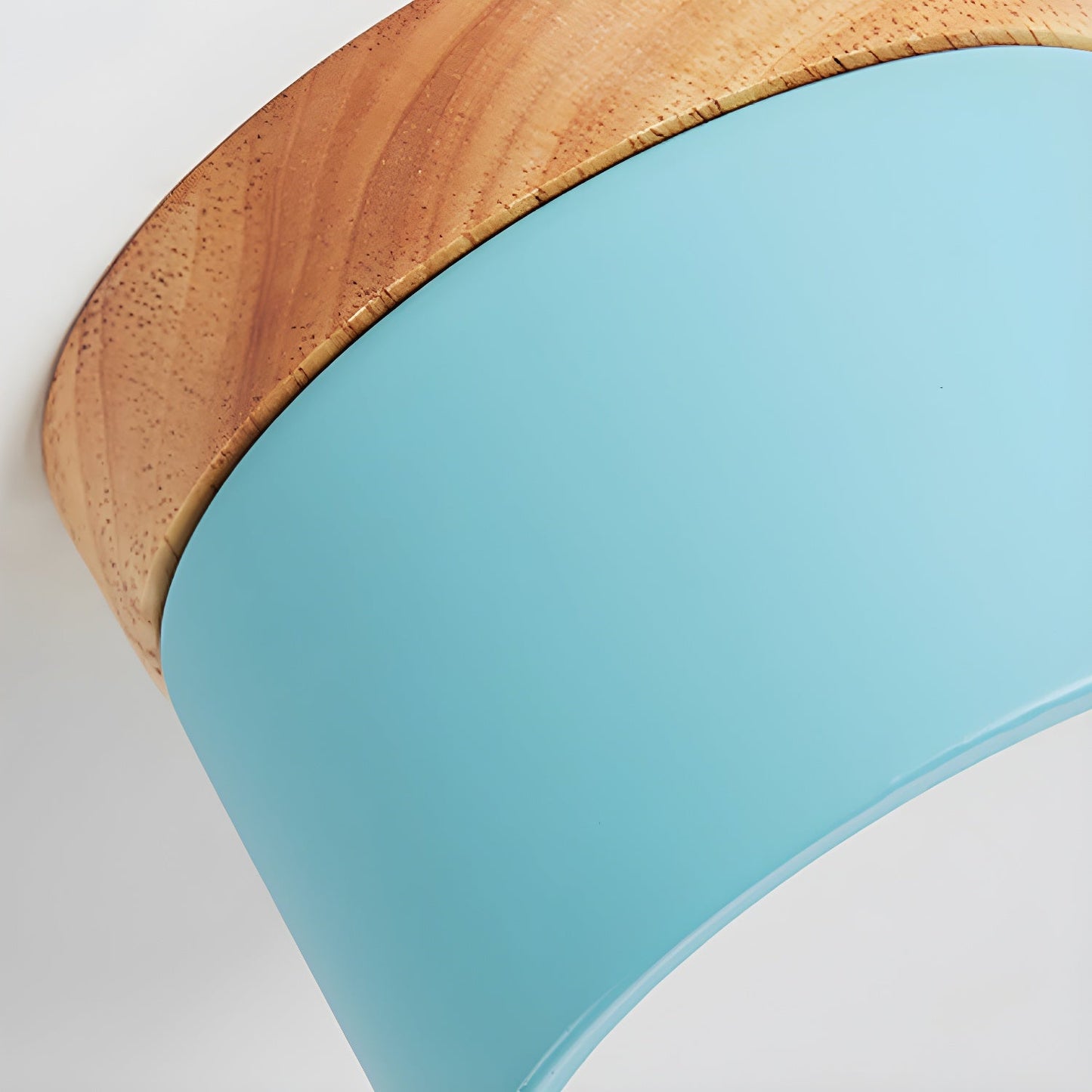 Alva Wooden Surface Downlight | Wood & Metal | Black, White, Grey, Blue, Green, Pink, Coffee