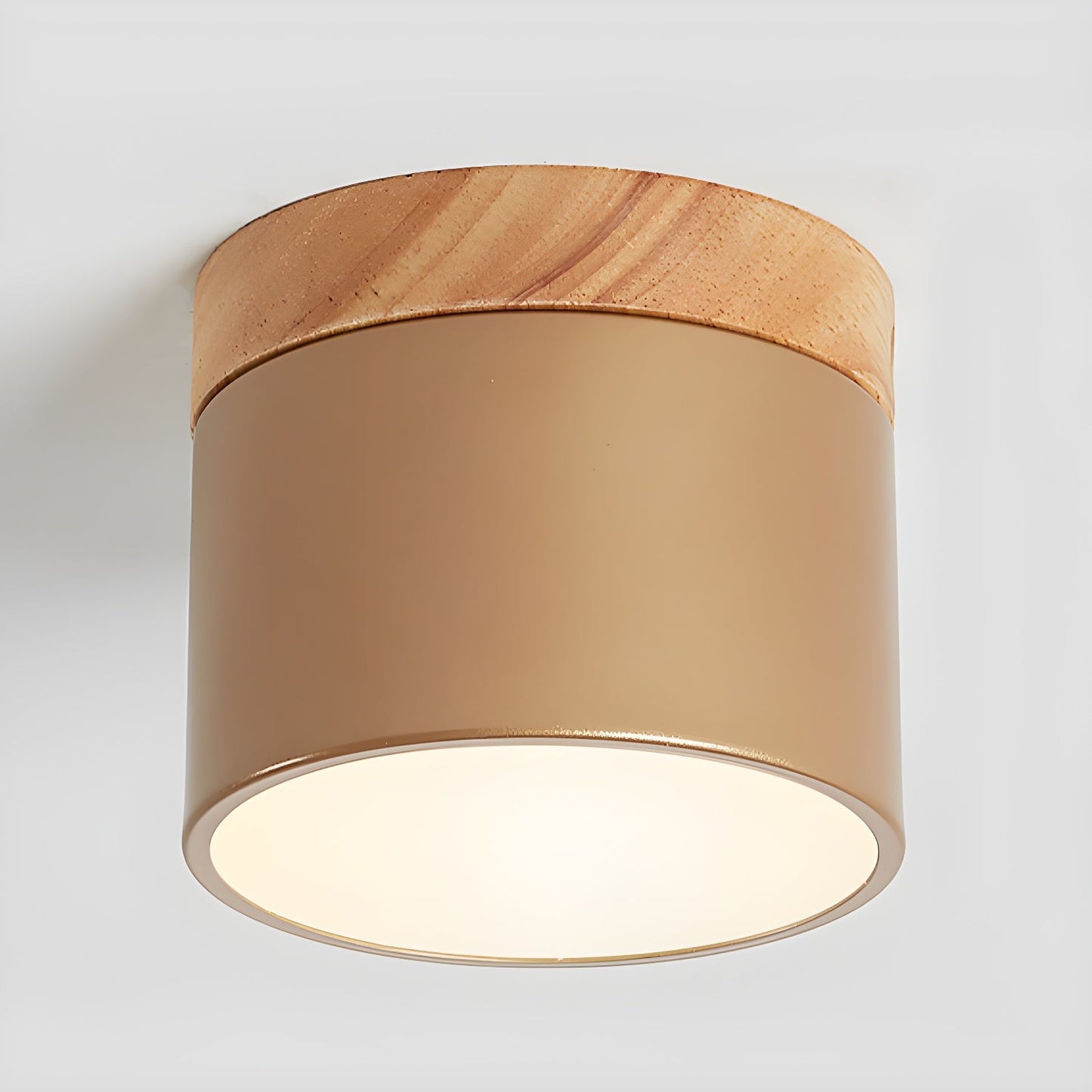 Alva Wooden Surface Downlight | Wood & Metal | Black, White, Grey, Blue, Green, Pink, Coffee