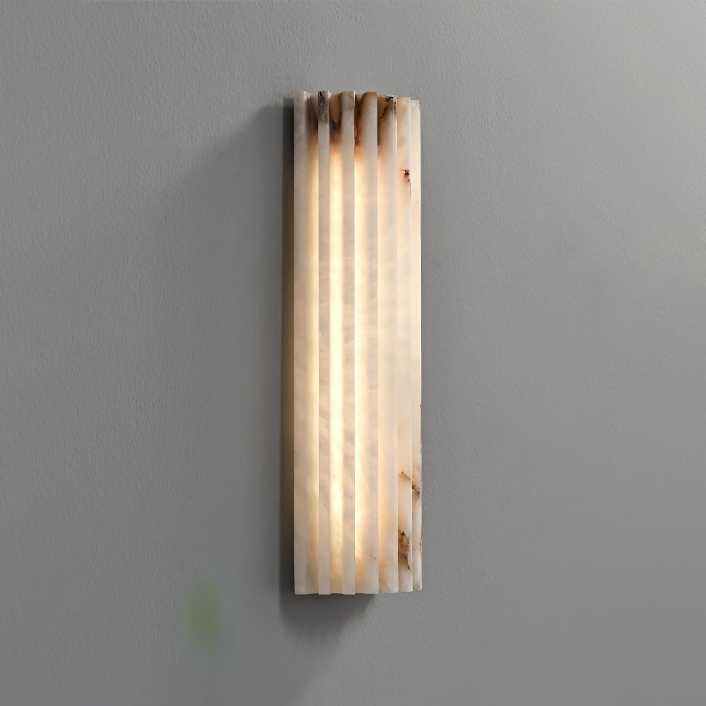 Alvia Alabaster Wall Light | Alabaster | White