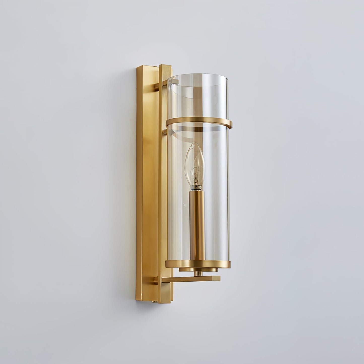Amalfi Wall Lamp | Metal & Glass | Black & Gold