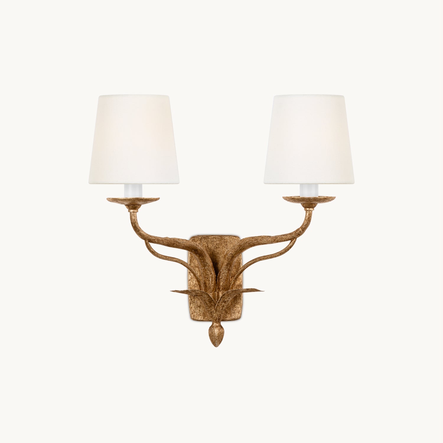 Amalfi Wall Light | Antique Brass | Single or Double Size Options