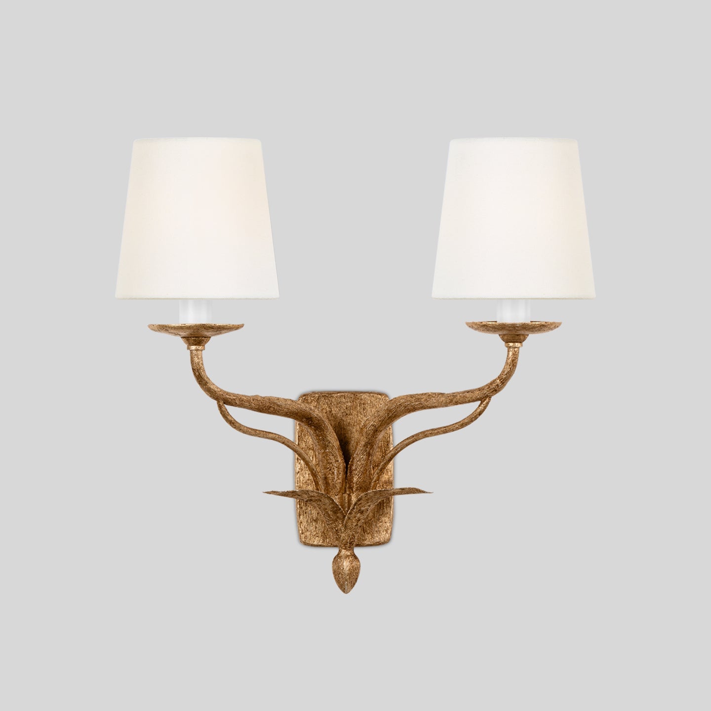 Amalfi Wall Light | Antique Brass | Single or Double Size Options