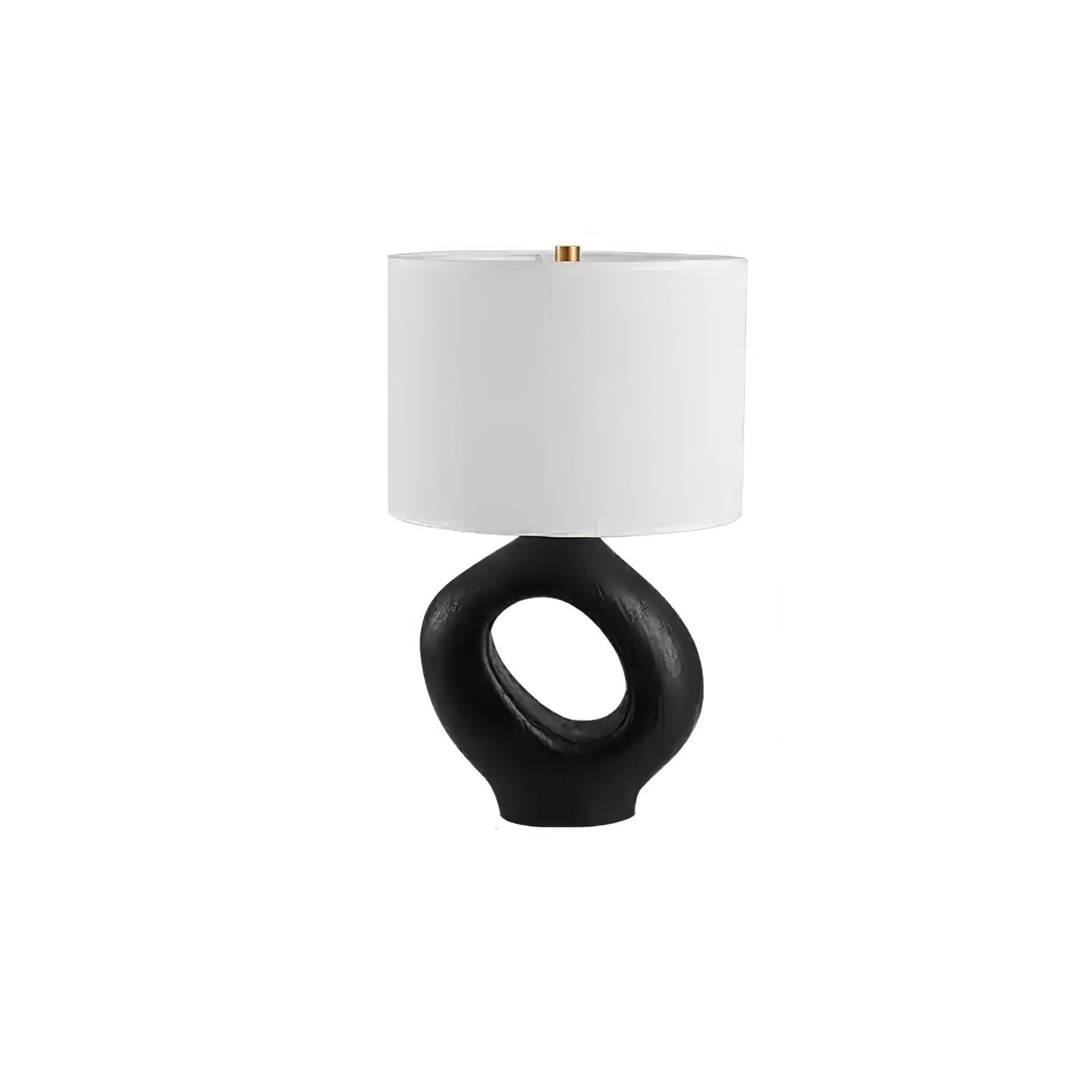 Based on the provided data:1.  Core product: Table Lamp
2.  Selling points: Sculptural design, ceramic base, available colors, fabric shade
3.  New title: Sculptural Table Lamp | Ceramic Base | Beige, Black, White, Grey