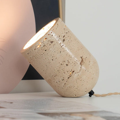 Amidori Table Lamp | Yellow Travertine | Indoor