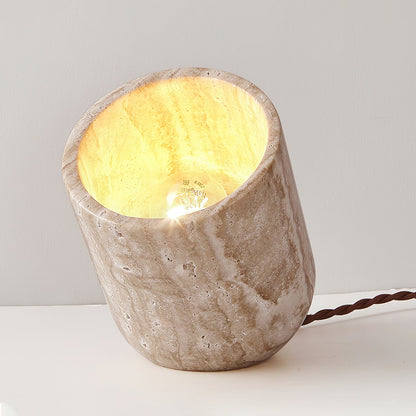 Amidori Table Lamp | Yellow Travertine | Indoor