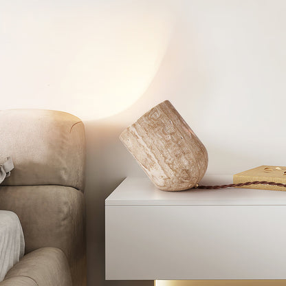 Amidori Table Lamp | Yellow Travertine | Indoor