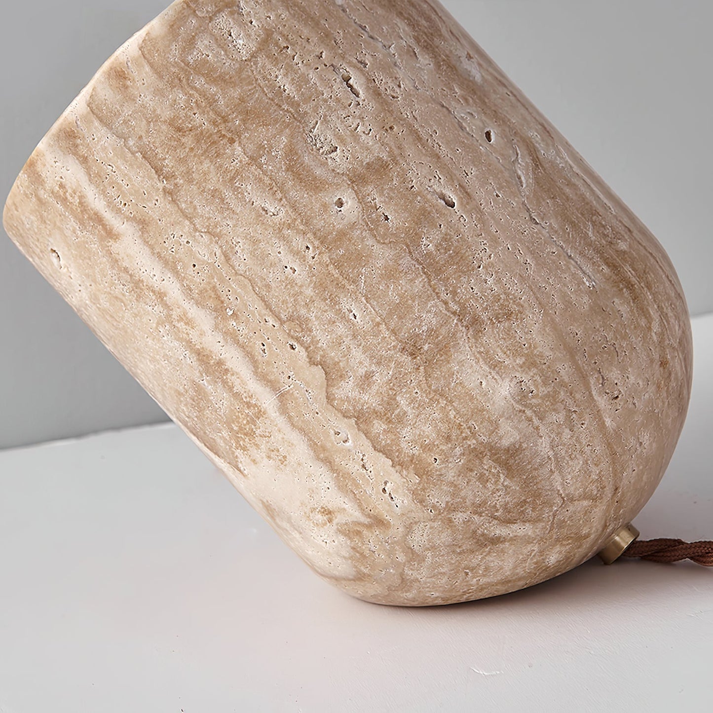 Amidori Table Lamp | Yellow Travertine | Indoor