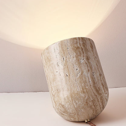 Amidori Table Lamp | Yellow Travertine | Indoor