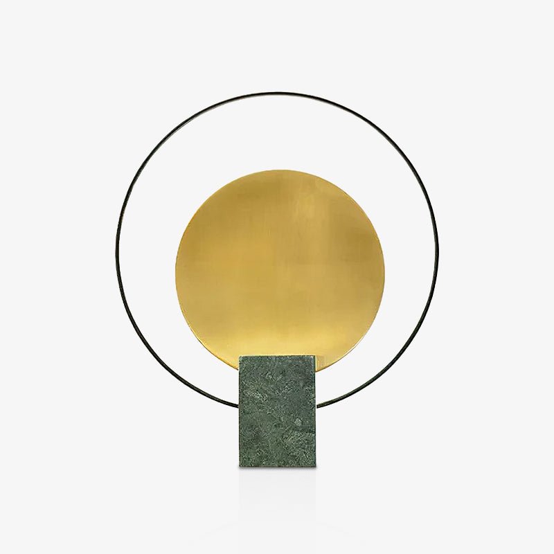 Amos Camden Table Lamp | Metal & Marble | Black/Gold