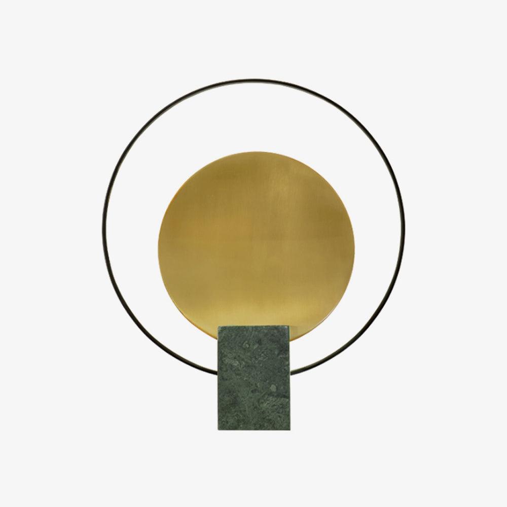 Amos Camden Table Lamp | Metal & Marble | Black/Gold