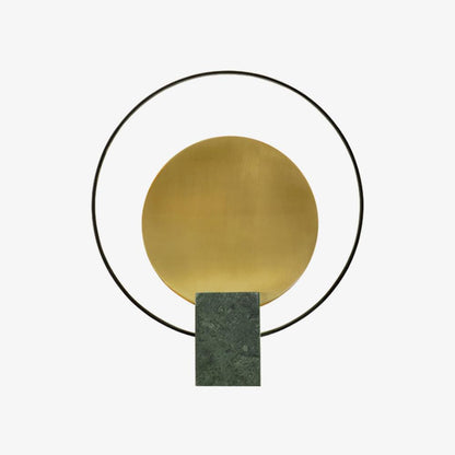 Amos Camden Table Lamp | Metal & Marble | Black/Gold