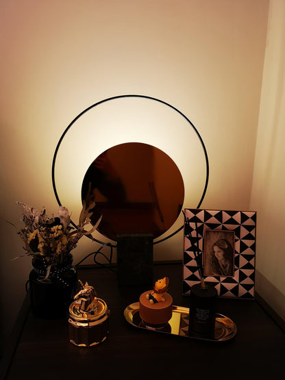 Amos Camden Table Lamp | Metal & Marble | Black/Gold