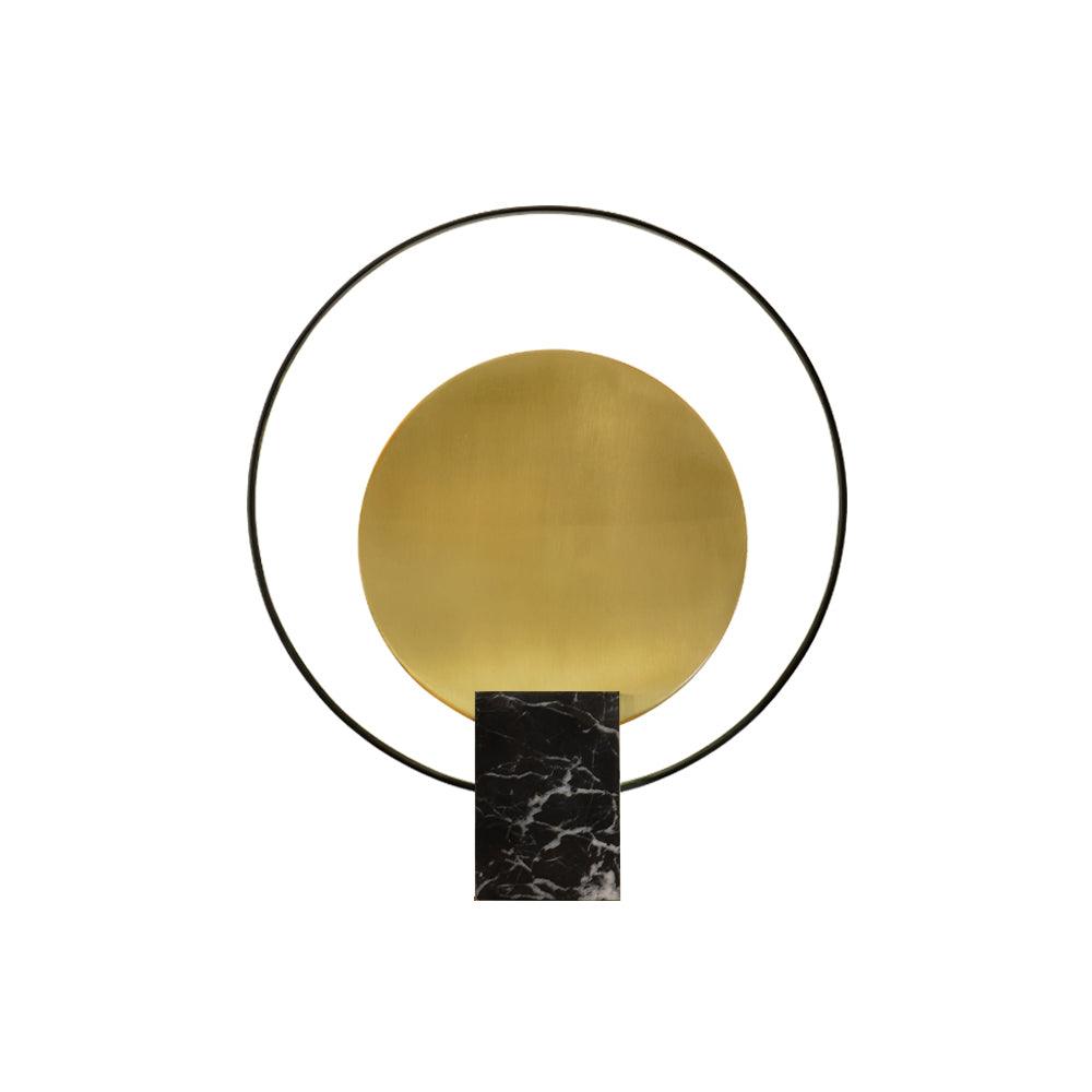 Amos Camden Table Lamp | Metal & Marble | Black/Gold