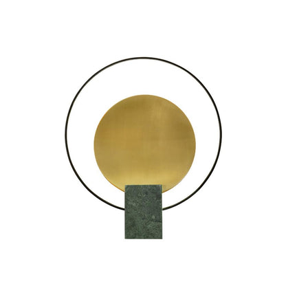 Amos Camden Table Lamp | Metal & Marble | Black/Gold